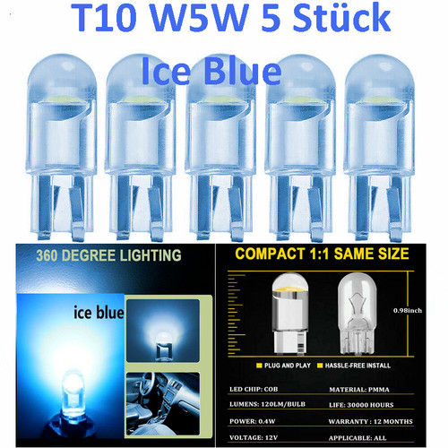 Led t10 360 - 5x, 5w