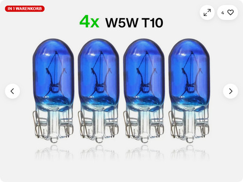 W5w t10 halogen look - t10,