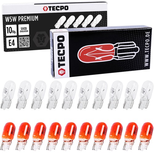 20x glassockel w5w 12v - w5w, 5w